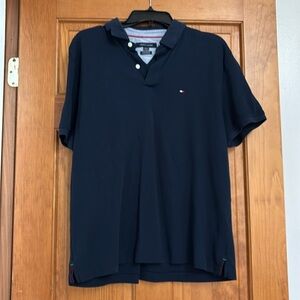 Tommy Hilfiger Polo Navy Blue LARGE
